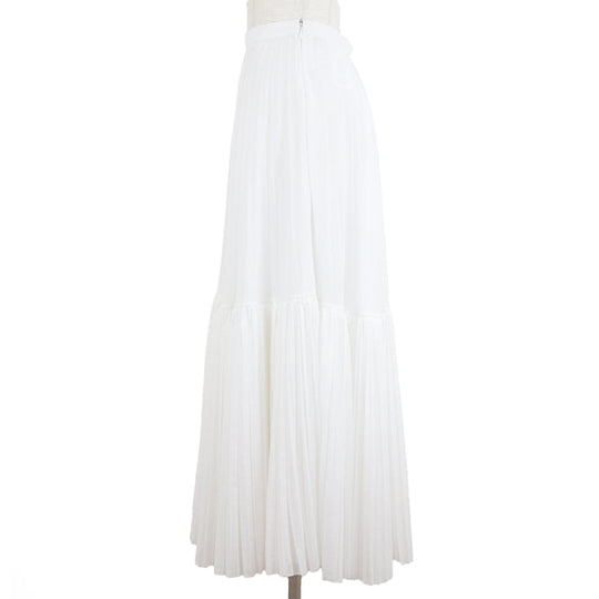 Christian Dior skirt [Outer material] 100% cotton [Lining] 100% cotton white Women 34 Used Authentic