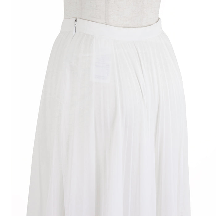 Christian Dior skirt [Outer material] 100% cotton [Lining] 100% cotton white Women 34 Used Authentic