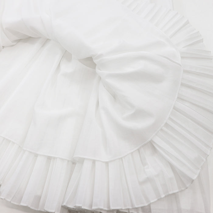 Christian Dior skirt [Outer material] 100% cotton [Lining] 100% cotton white Women 34 Used Authentic