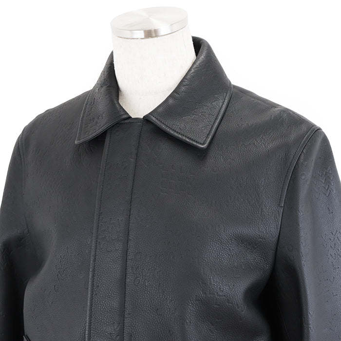 LOUIS VUITTON Other outerwear [Outer material] 100% cowhide [Lining] 88% cupra, 12% cotton black HNL08WRMT mens 48 Used Authentic