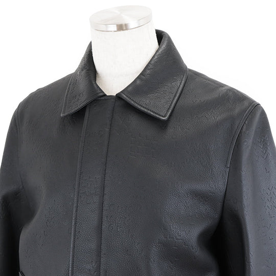 LOUIS VUITTON Other outerwear [Outer material] 100% cowhide [Lining] 88% cupra, 12% cotton black HNL08WRMT mens 48 Used Authentic