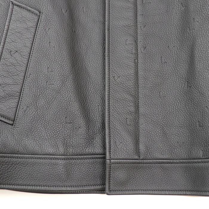LOUIS VUITTON Other outerwear [Outer material] 100% cowhide [Lining] 88% cupra, 12% cotton black HNL08WRMT mens 48 Used Authentic