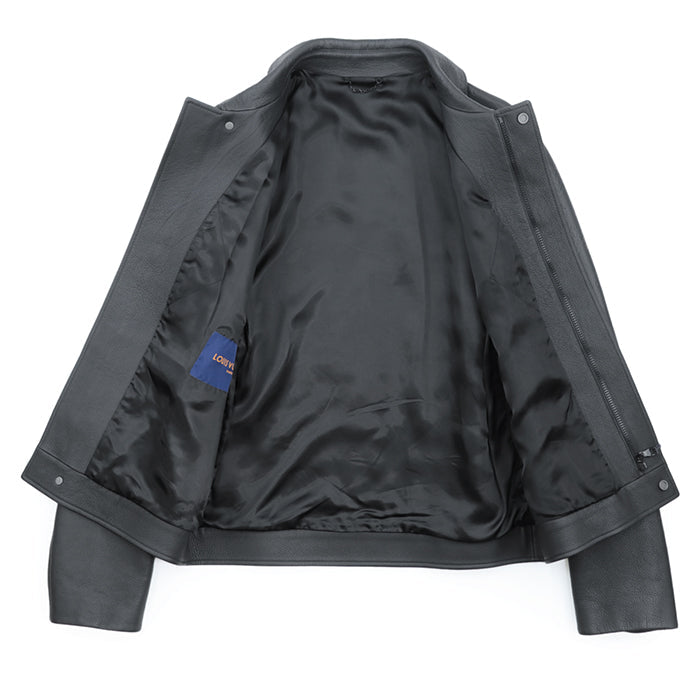LOUIS VUITTON Other outerwear [Outer material] 100% cowhide [Lining] 88% cupra, 12% cotton black HNL08WRMT mens 48 Used Authentic