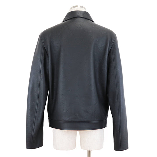 LOUIS VUITTON Other outerwear [Outer material] 100% cowhide [Lining] 88% cupra, 12% cotton black HNL08WRMT mens 48 Used Authentic