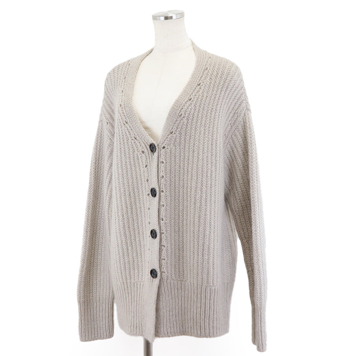 FOXEY cardigan 65% cashmere, 19% mohair Beige Frost Forest Mist Women No description Used Authentic