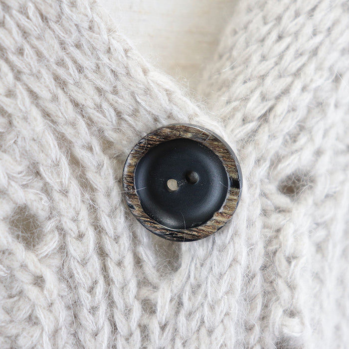 FOXEY cardigan 65% cashmere, 19% mohair Beige Frost Forest Mist Women No description Used Authentic