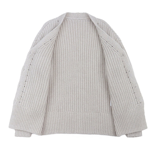 FOXEY cardigan 65% cashmere, 19% mohair Beige Frost Forest Mist Women No description Used Authentic