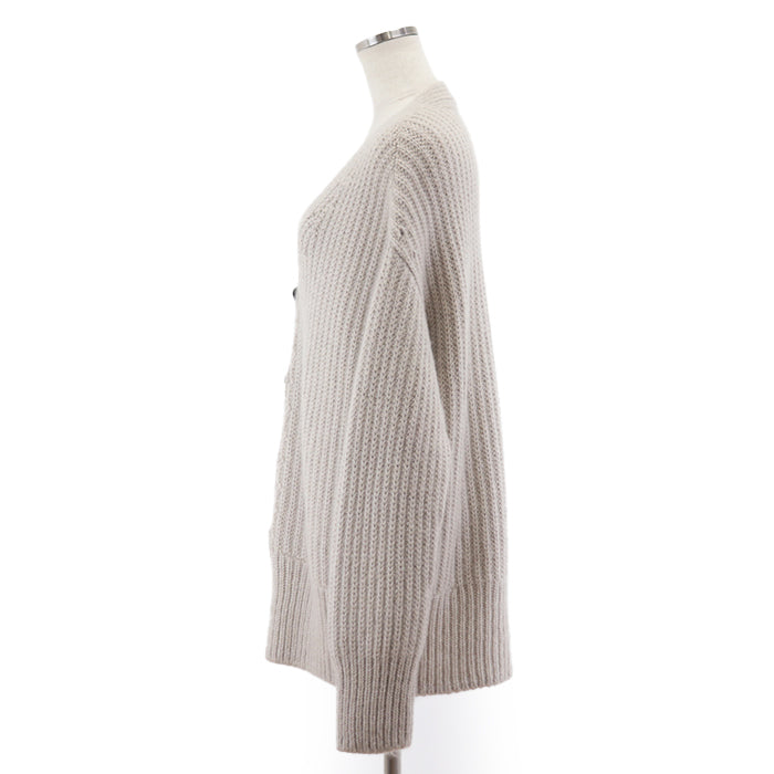 FOXEY cardigan 65% cashmere, 19% mohair Beige Frost Forest Mist Women No description Used Authentic