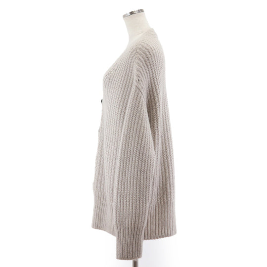 FOXEY cardigan 65% cashmere, 19% mohair Beige Frost Forest Mist Women No description Used Authentic