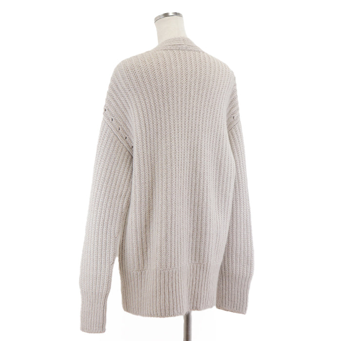 FOXEY cardigan 65% cashmere, 19% mohair Beige Frost Forest Mist Women No description Used Authentic