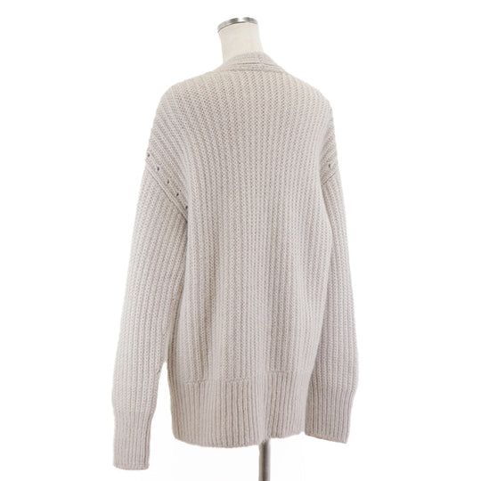 FOXEY cardigan 65% cashmere, 19% mohair Beige Frost Forest Mist Women No description Used Authentic