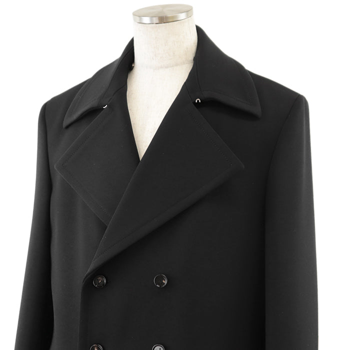 BOTTEGAVENETA coat [Outer material] 90% wool, 8% nylon; [Lining] 90% wool, 8% nylon; [Fur] Sheepskin%; [Other fabric] 100% cotton; [Sleeve lining] 100% rayon; [Leather part] Sheepskin% black mens 50 Used Authentic