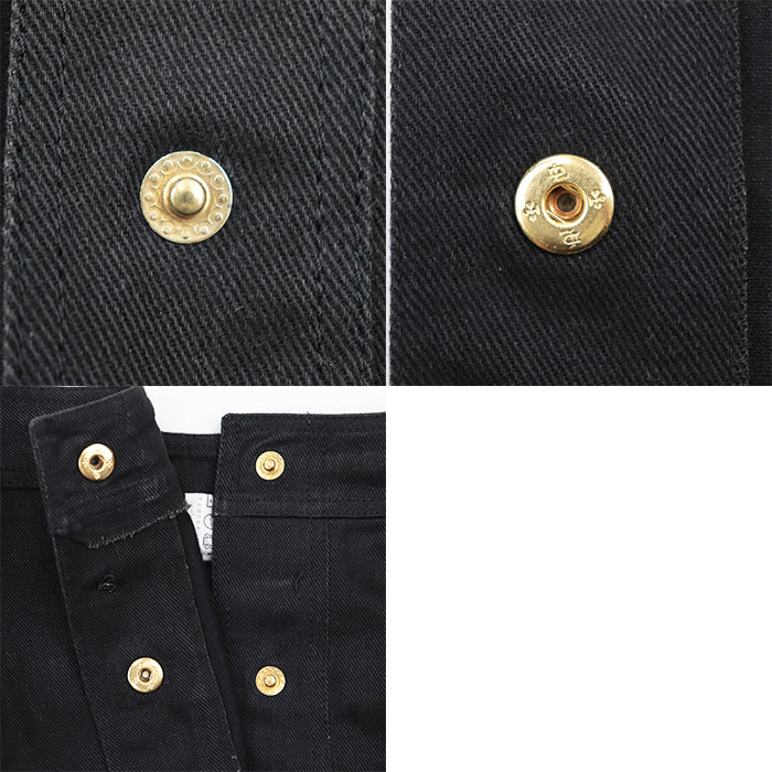 CELINE skirt cotton 100% black Women 36 Used Authentic