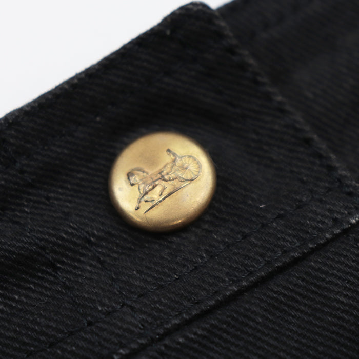 CELINE skirt cotton 100% black Women 36 Used Authentic