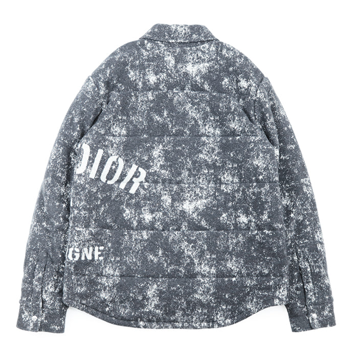 Dior Other outerwear [Outer material] 100% cotton [Lining] 100% nylon [Filling] 100% polyester Gray, White mens L Used Authentic