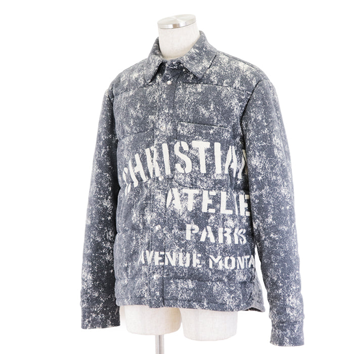 Dior Other outerwear [Outer material] 100% cotton [Lining] 100% nylon [Filling] 100% polyester Gray, White mens L Used Authentic