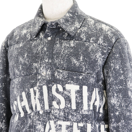 Dior Other outerwear [Outer material] 100% cotton [Lining] 100% nylon [Filling] 100% polyester Gray, White mens L Used Authentic
