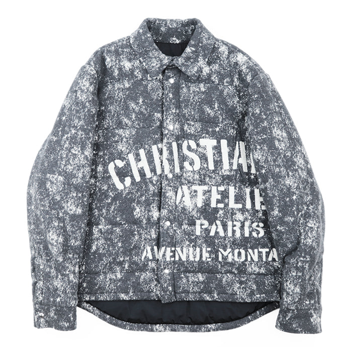 Dior Other outerwear [Outer material] 100% cotton [Lining] 100% nylon [Filling] 100% polyester Gray, White mens L Used Authentic