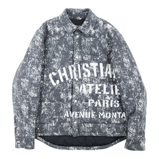 Dior Other outerwear [Outer material] 100% cotton [Lining] 100% nylon [Filling] 100% polyester Gray, White mens L Used Authentic