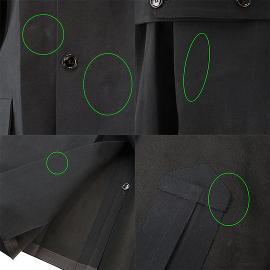 GUCCI coat Lining: 100% cotton [Outer fabric] 100% cotton black 672781 ZAIA9 mens 46 Used Authentic