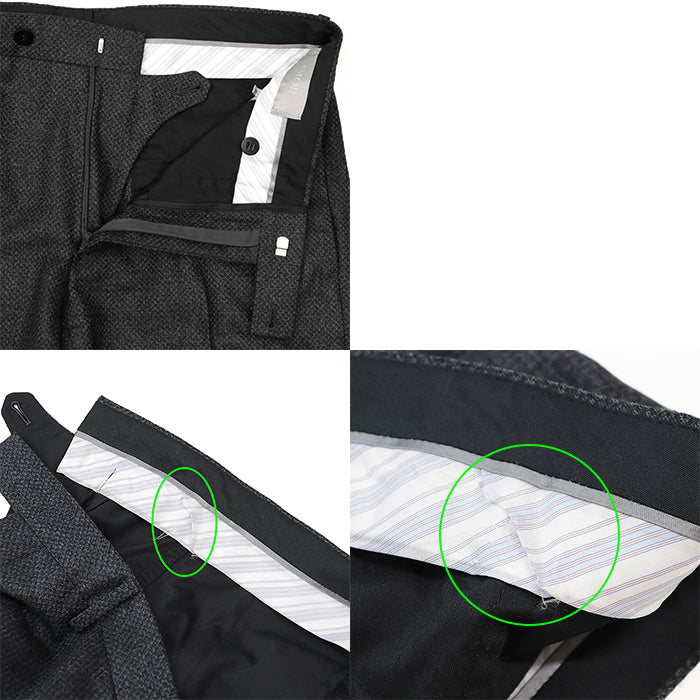 Dior suit [Outer material] 92% wool, 8% cashmere [Lining] 100% cupra gray mens 46R Used Authentic