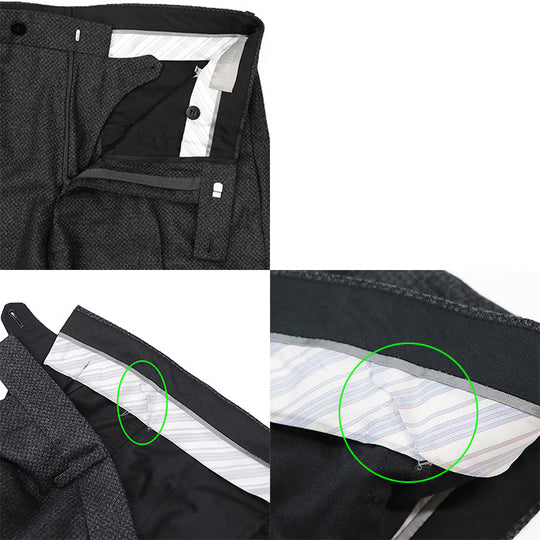 Dior suit [Outer material] 92% wool, 8% cashmere [Lining] 100% cupra gray mens 46R Used Authentic