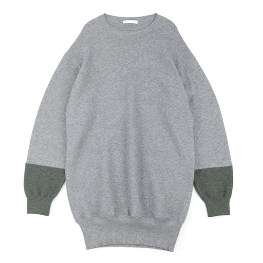 CELINE knit Cashmere 100% Gray khaki Women M Used Authentic