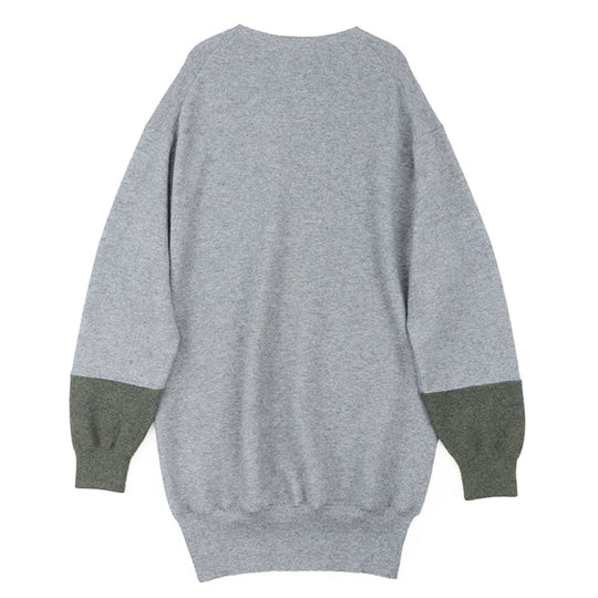 CELINE knit Cashmere 100% Gray khaki Women M Used Authentic