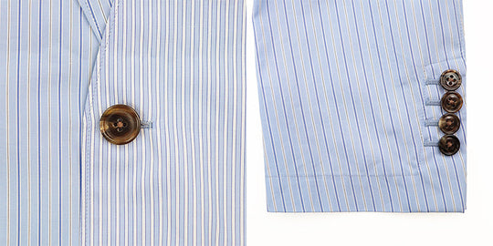 HERMES Other outerwear cotton 100% Sac blue Jacket mens 46 Used Authentic