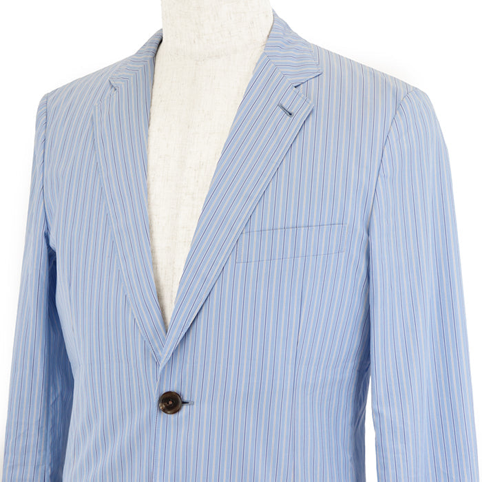 HERMES Other outerwear cotton 100% Sac blue Jacket mens 46 Used Authentic