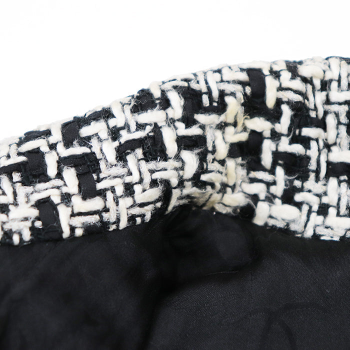 CHANEL coat Silk 87%, Polyamide 9%, Acrylic 60%, Silk 15%, Nylon 15%, Wool 10% [Lining] Silk 86%, Elastane 14% multicolor Women 36 Used Authentic