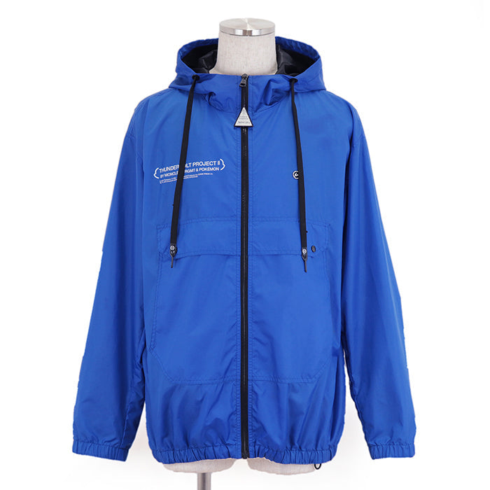 MONCLER Blouson [Outer material] 100% nylon [Lining] 100% nylon blue mens 1 Used Authentic