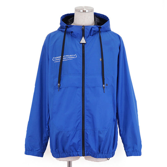 MONCLER Blouson [Outer material] 100% nylon [Lining] 100% nylon blue mens 1 Used Authentic