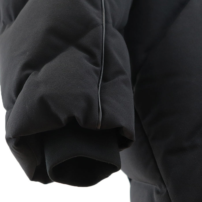 HERMES Blouson [Outer material] 100% nylon; [Lining] 98% polyester, 10% feather; [Filling] 90% down, 10% feather; [Leather part] Sheepskin% black Women 34 Used Authentic