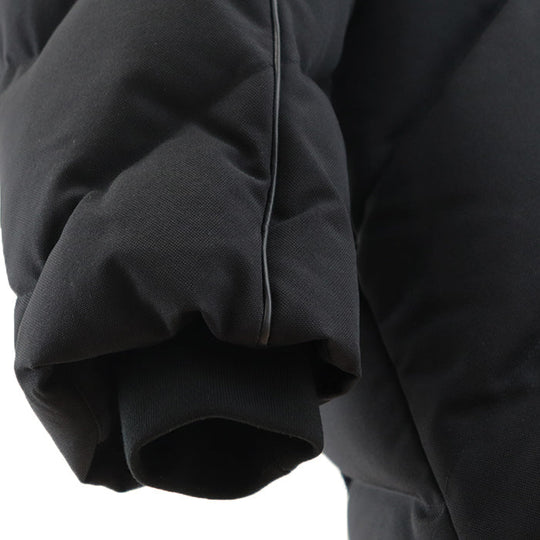 HERMES Blouson [Outer material] 100% nylon; [Lining] 98% polyester, 10% feather; [Filling] 90% down, 10% feather; [Leather part] Sheepskin% black Women 34 Used Authentic