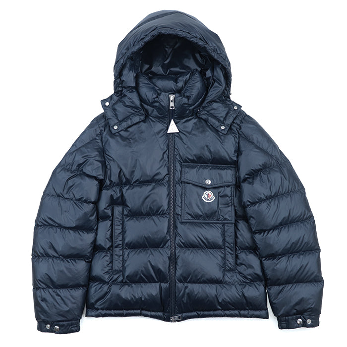 MONCLER Down jacket [Outer material] 100% nylon [Lining] 100% nylon [Filling] 90% down, 10% feather Navy mens 1 Used Authentic