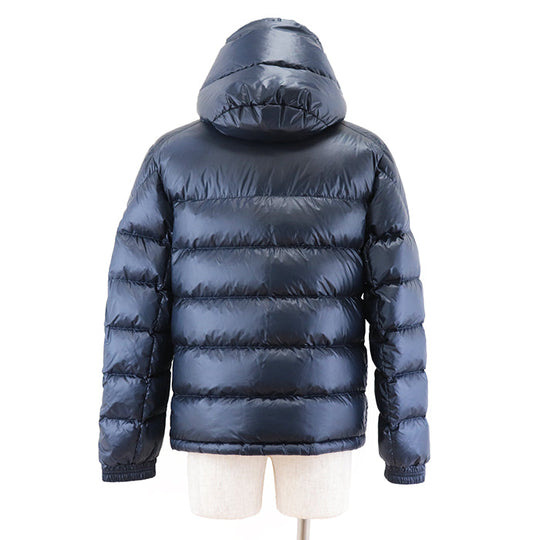 MONCLER Down jacket [Outer material] 100% nylon [Lining] 100% nylon [Filling] 90% down, 10% feather Navy mens 1 Used Authentic