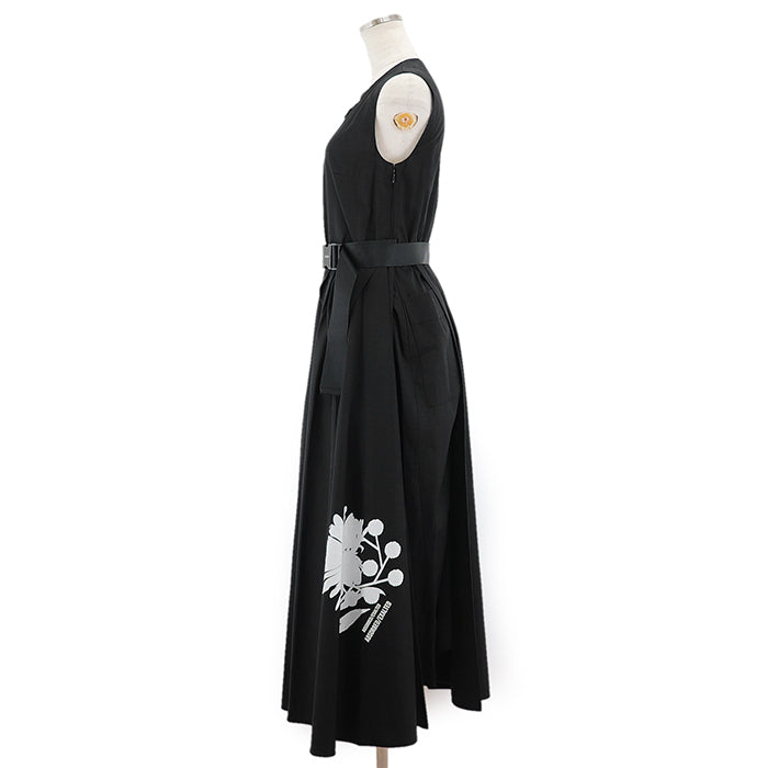 PRADA one piece cotton 100% black Women 36 Used Authentic