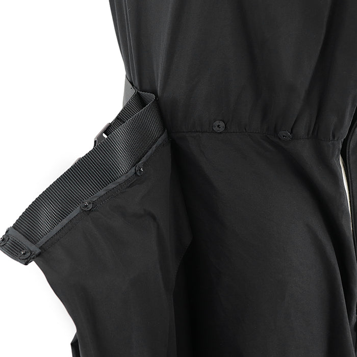PRADA one piece cotton 100% black Women 36 Used Authentic