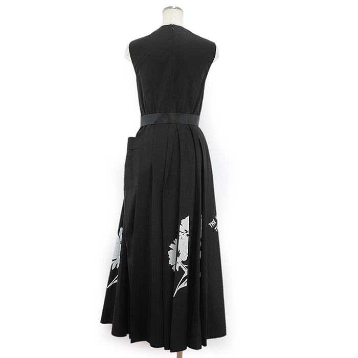 PRADA one piece cotton 100% black Women 36 Used Authentic