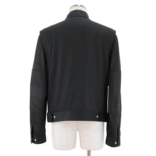 Dior Blouson [Outer fabric] 72% cotton, 28% nylon [Lining] 100% cupra [Other fabric] 100% cotton black Jacket mens 48 Used Authentic