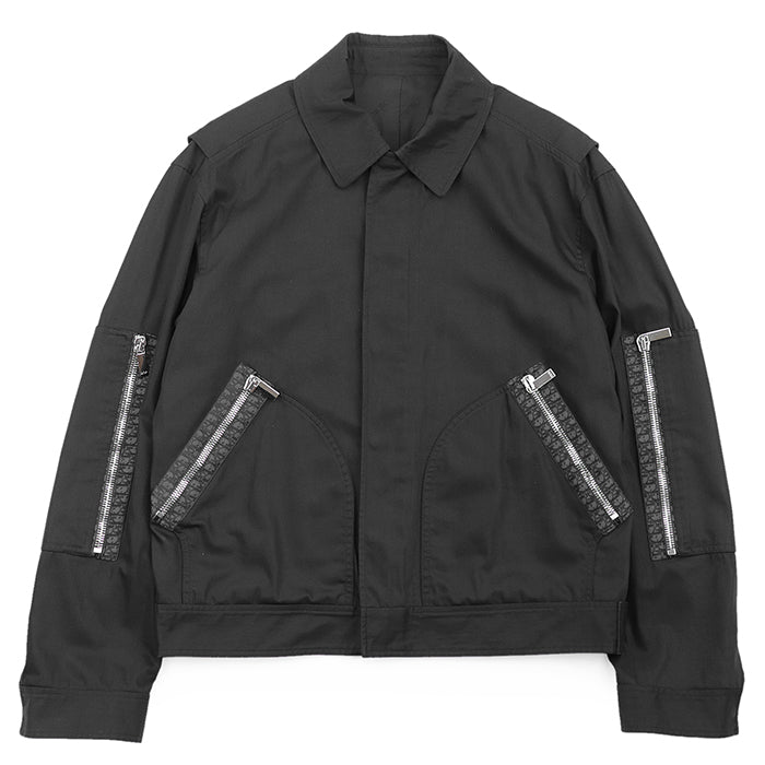 Dior Blouson [Outer fabric] 72% cotton, 28% nylon [Lining] 100% cupra [Other fabric] 100% cotton black Jacket mens 48 Used Authentic