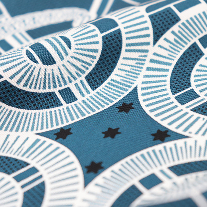 HERMES one piece 100% silk, 100% wool blue Women 36 Used Authentic