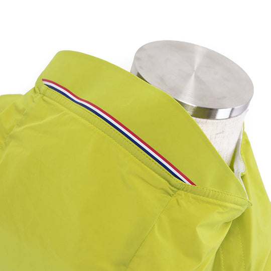 MONCLER Blouson [Outer material] 80% nylon, 20% polyurethane Lime yellow Food jacket mens 4 Used Authentic