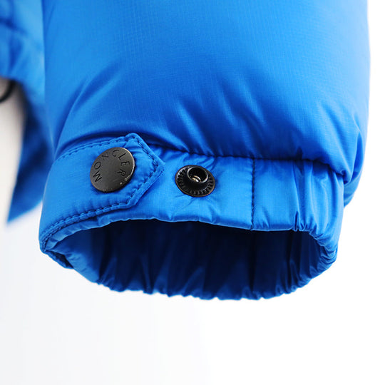 MONCLER Down jacket [Outer fabric] 100% nylon; [Lining] 100% nylon; [Filling] 90% down, 10% feather; [Other fabric] (Yoke) 100% nylon; [Collar] 100% nylon blue-black mens 2 Used Authentic