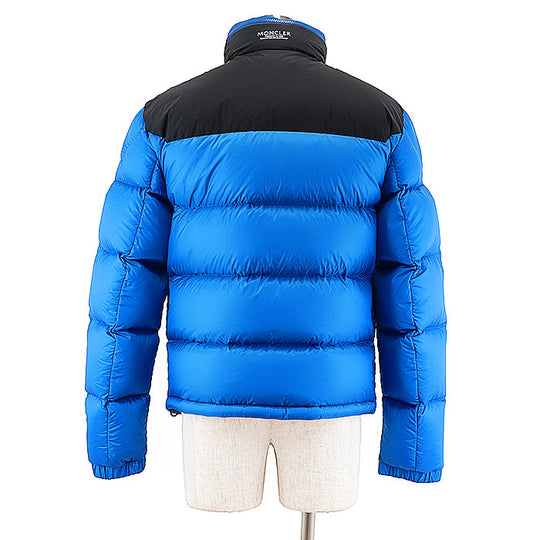 MONCLER Down jacket [Outer fabric] 100% nylon; [Lining] 100% nylon; [Filling] 90% down, 10% feather; [Other fabric] (Yoke) 100% nylon; [Collar] 100% nylon blue-black mens 2 Used Authentic