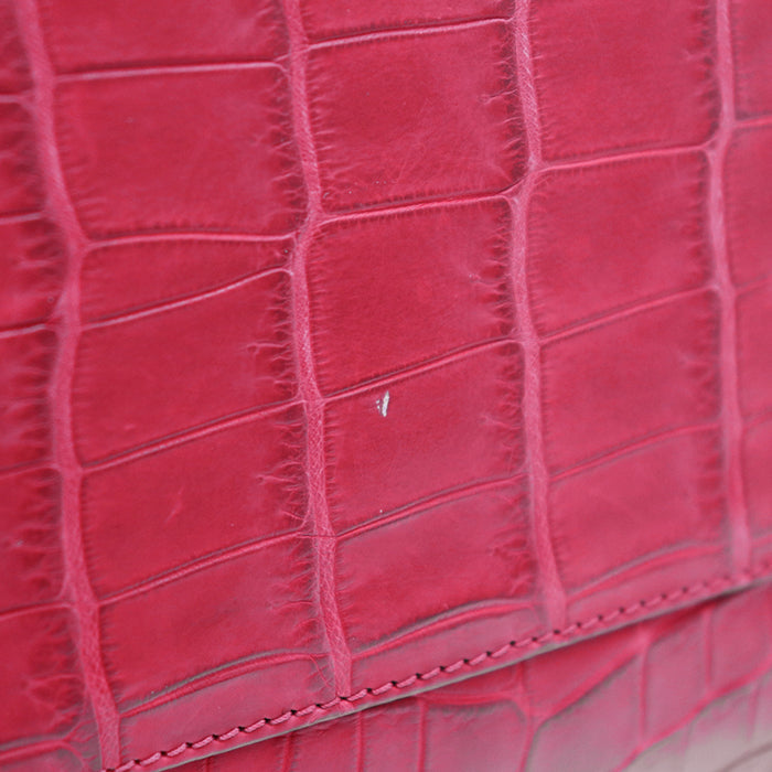 BOTTEGAVENETA Handbag leather Red Women Used Authentic