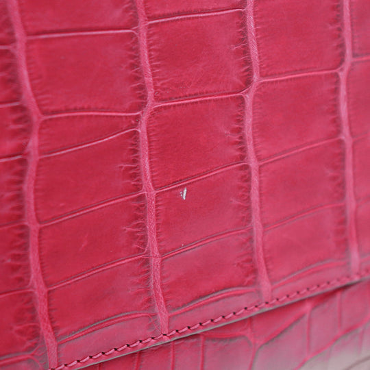 BOTTEGAVENETA Handbag leather Red Women Used Authentic