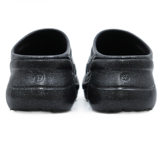 BALENCIAGA Sandals rubber black Women 37 Used Authentic
