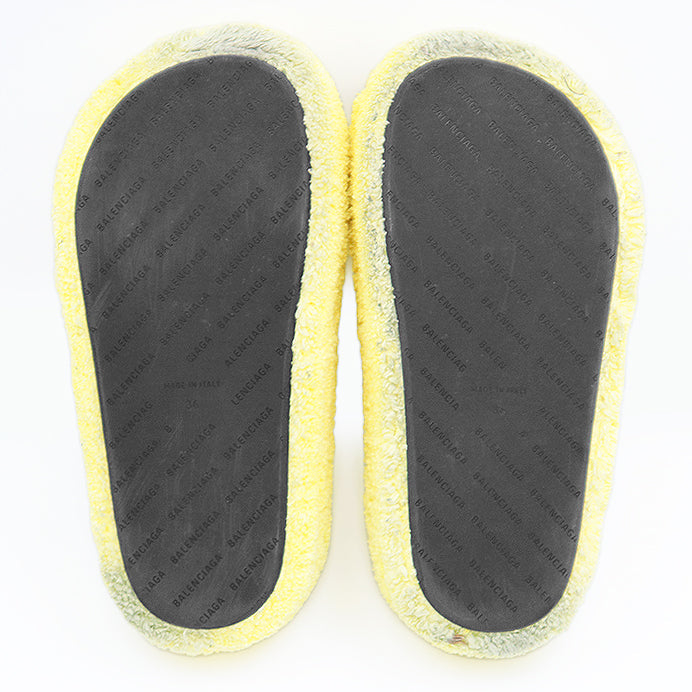 BALENCIAGA Sandals 90% polyester yellow Women 36 Used Authentic